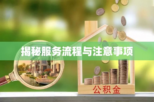 仪征揭秘服务流程与注意事项