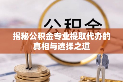 仪征揭秘公积金专业提取代办的真相与选择之道