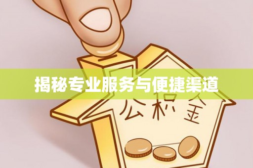 仪征揭秘专业服务与便捷渠道