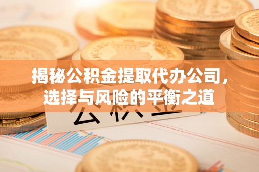 仪征揭秘公积金提取代办公司，选择与风险的平衡之道