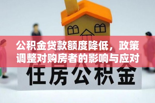 仪征公积金贷款额度降低，政策调整对购房者的影响与应对策略
