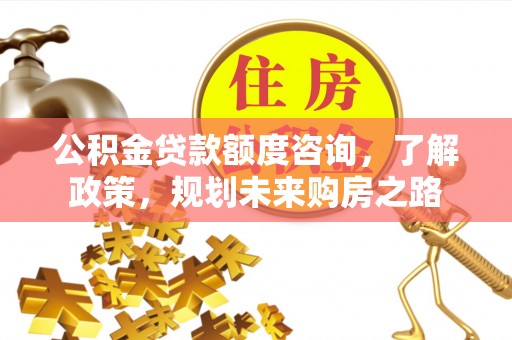 仪征公积金贷款额度咨询，了解政策，规划未来购房之路