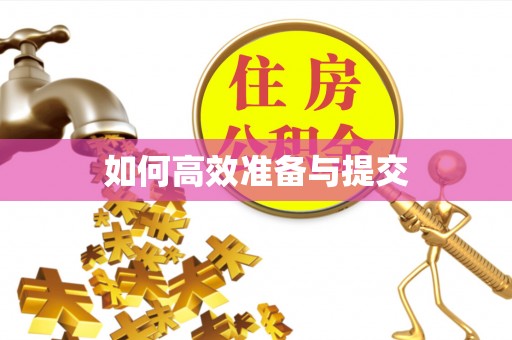 仪征如何高效准备与提交