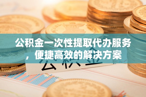 仪征公积金一次性提取代办服务，便捷高效的解决方案