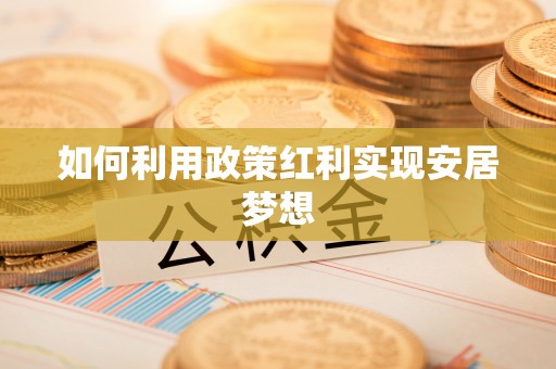 仪征如何利用政策红利实现安居梦想