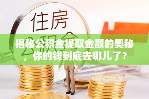 仪征揭秘公积金提取金额的奥秘，你的钱到底去哪儿了？