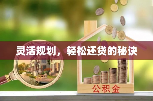 仪征灵活规划，轻松还贷的秘诀
