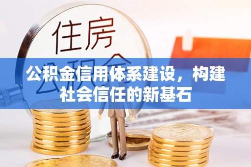 仪征公积金信用体系建设，构建社会信任的新基石