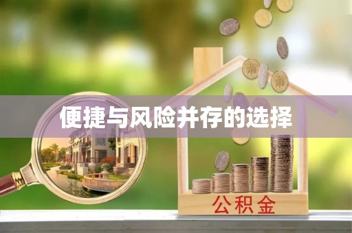 仪征便捷与风险并存的选择