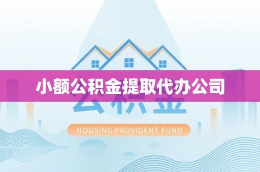 仪征小额公积金提取代办公司